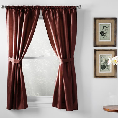 Red Curtains Amp Drapes Wayfair